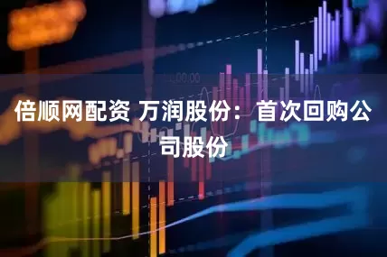 倍顺网配资 万润股份：首次回购公司股份
